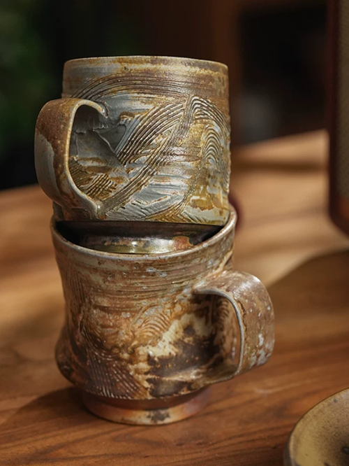 Ashcrest Rustic Ceramic Coffee Mug
