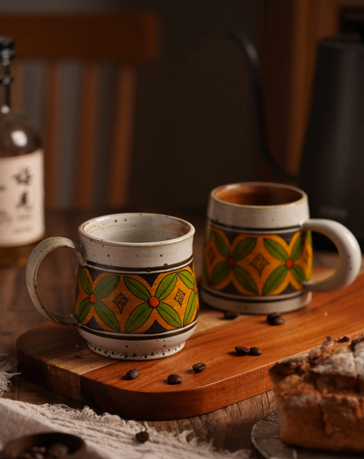 Mori Hearth Handpainted Stoneware Mug