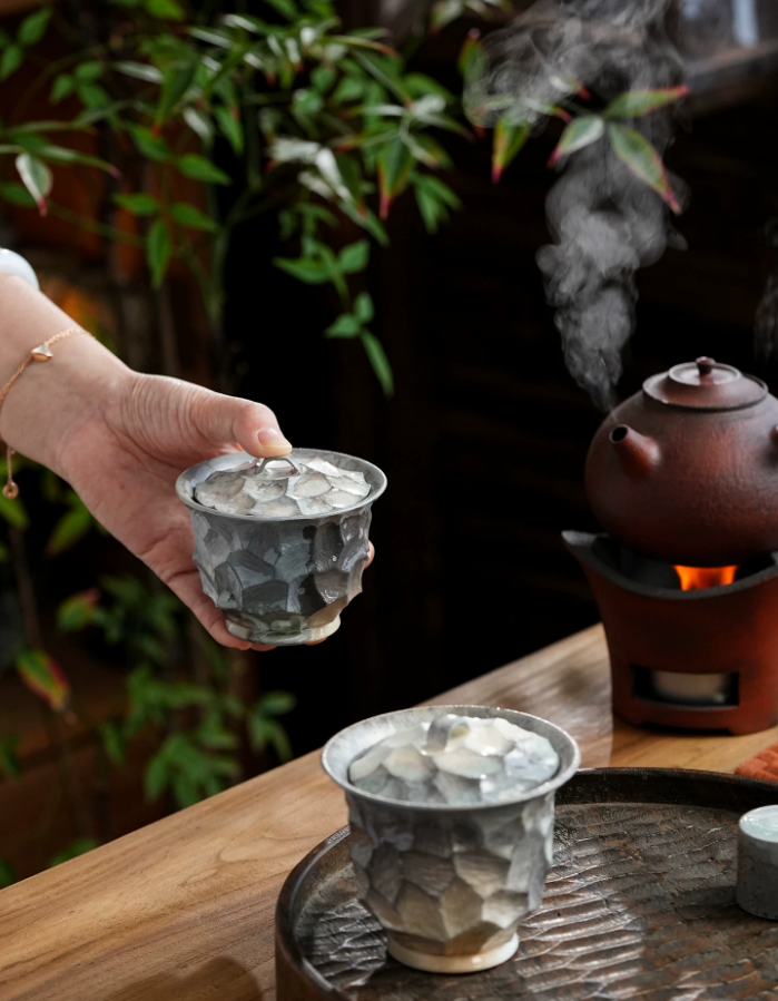 Emberfall Crystalline Tea Gaiwan