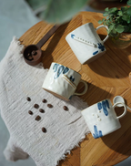 Rustleaf Relief Ceramic Coffee Mug
