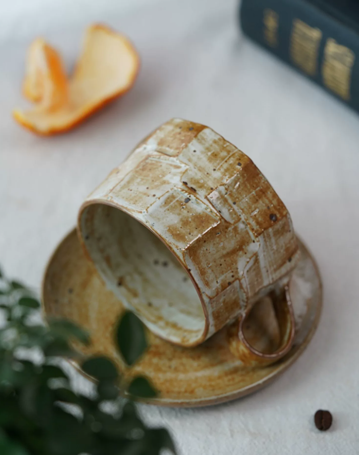 Takumi Cut-Texture Coffee Cup Set