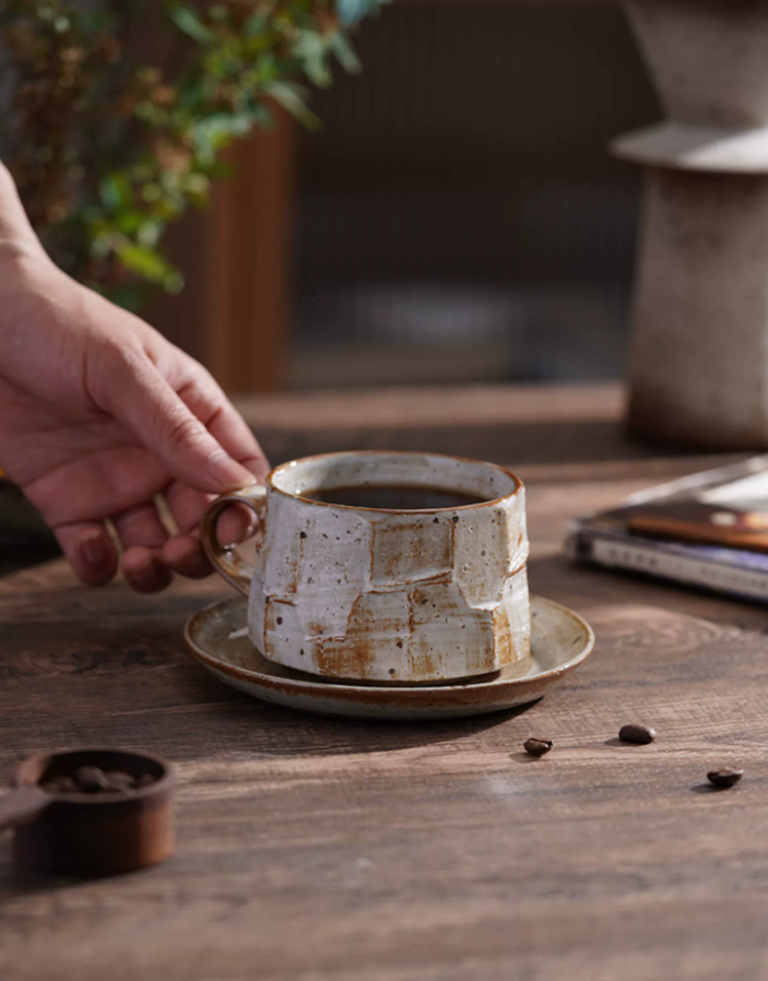 Takumi Cut-Texture Coffee Cup Set
