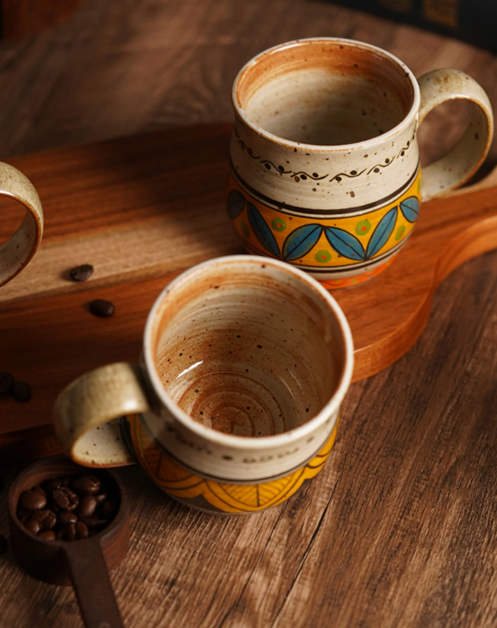 Mori Hearth Handpainted Stoneware Mug