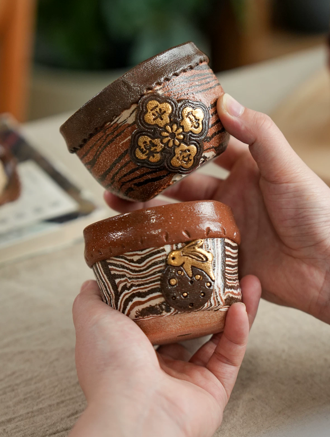 Zebraline Marbled Espresso Cup