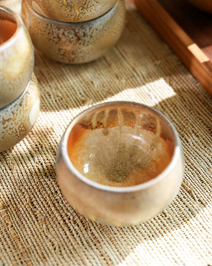 Eggform Ash-Fired Hand Cup