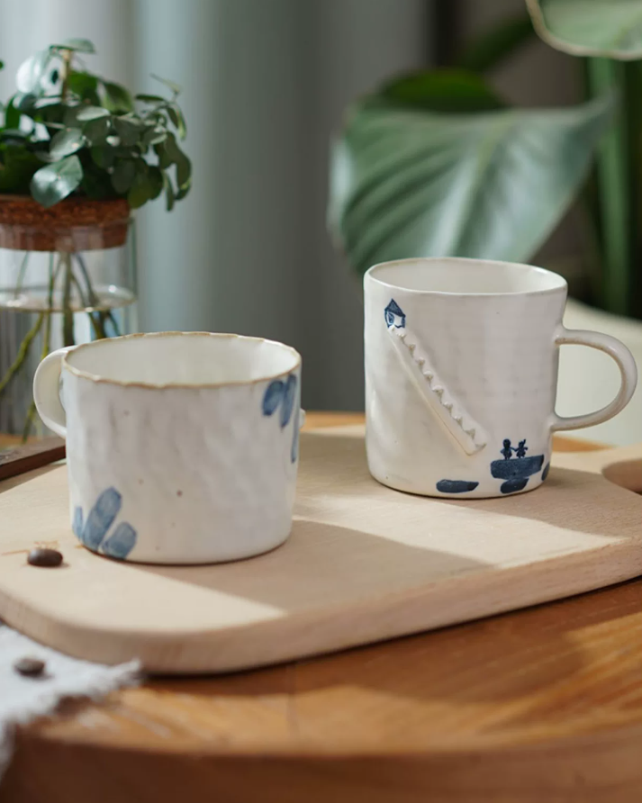 Rustleaf Relief Ceramic Coffee Mug